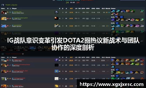 IG战队意识变革引发DOTA2圈热议新战术与团队协作的深度剖析
